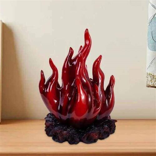 Flame Craft Statue Adjustable Brightness Decorative