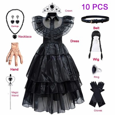 Wednesday Addams Birthday Party Halloween Costume For Women