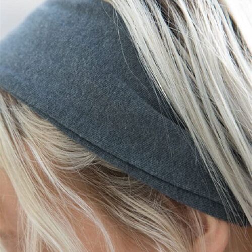 Women Solid Color Elastic Hair Bands Yoga Headband Turban Ma