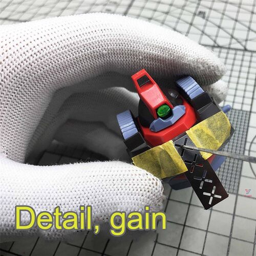 4 In 1 Chip-shaped Scoring Auxiliary Ruler Tool Drill Scribe