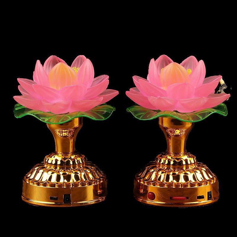 LED莲花灯七彩变色荷花灯河灯家用室内摆件可插电可电池新款粉花,节庆用品/礼品,荷花灯/河灯,淘宝优惠券,粉丝福利购,淘宝优惠卷
