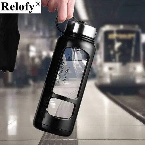 700/1000ml Large Capacity Portable Glass Water Bottles Outdo