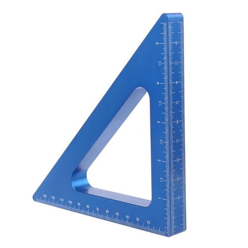 14*14*1.6cm Solid Aluminum Alloy Right Angle Ruler Square Wo