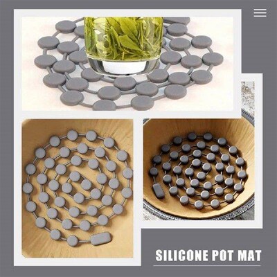 Silicone Pot Holder Holders Pie Weight Pad Baking Weights