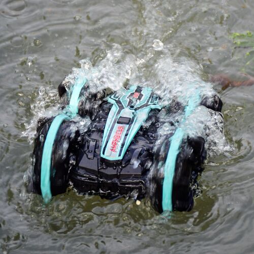 Newest High-tech Remote Control Car 2.4G Amphibious Stunt RC