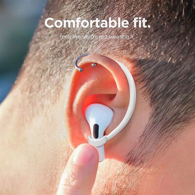 1Pair Anti-lost Earhook Eartips Secure Fit Silicone Wireless