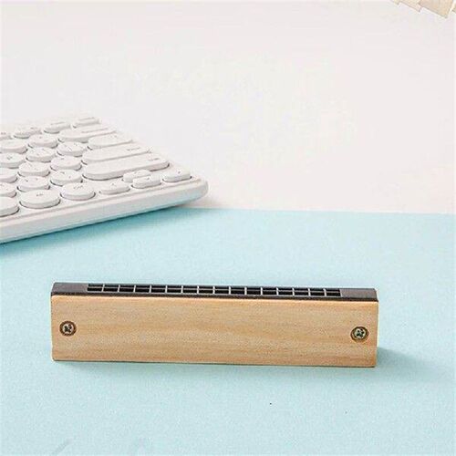 Kids Harmonica 16 Hole Diatonic Harmonica Wooden Mouth