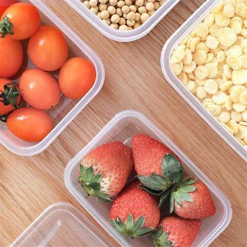 4pcs set Fridge Food Vegetable Fruit Storage Box Portable