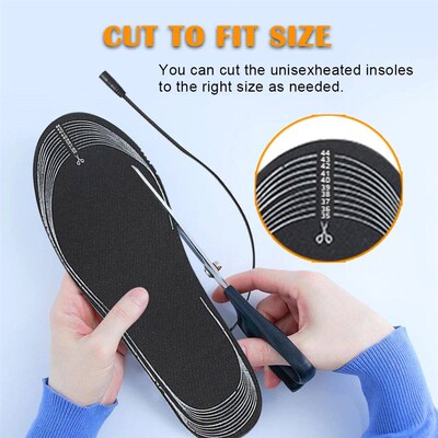 High Quality USB Heated Shoe Insoles for feet Electric Foot