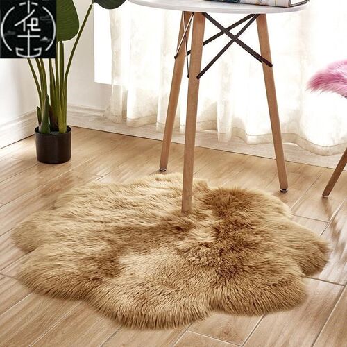 Antiskid Soft Faux Fur Wool Carpet Indoor Sheepskin Rug