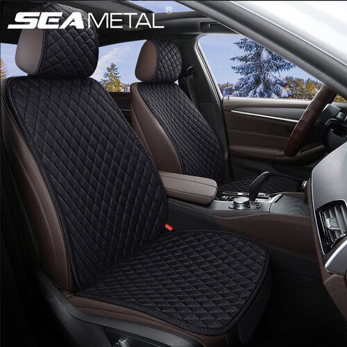 Linen Car Seat Covers for All Seasons Premium Flax Vehicle S