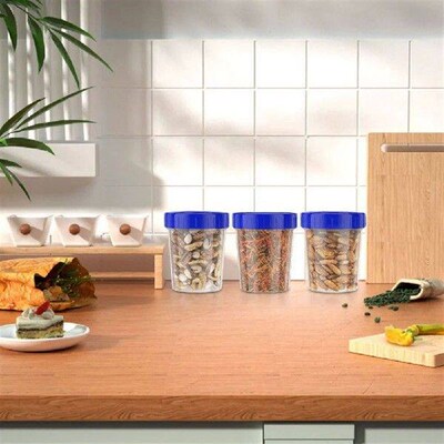 10pcs 120ml Salad Dressing Containers with Lids Condiment
