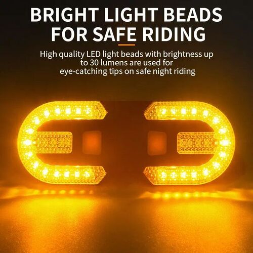 Bike Turn Signal Rear Light LED Bicycle Lamp USB Rechargeabl