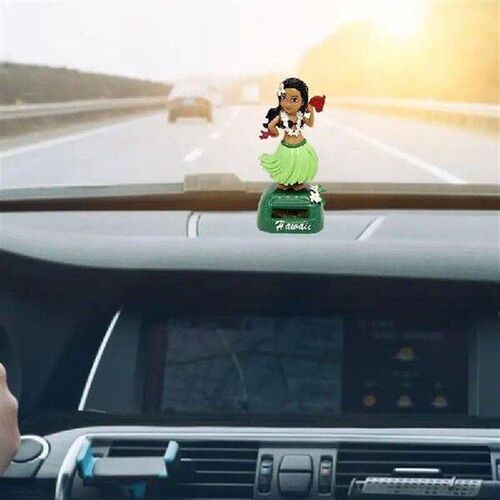 Hawaii Dancing Girl Solar Powered Hawaiian Shaking Head