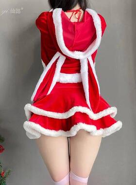 Xmas Girl Uniform Dance Performance Set Fantasy Christmas