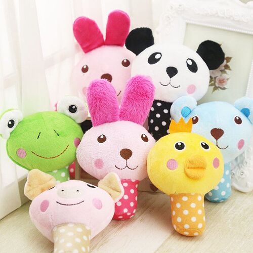 1Pc Pet toys Fruit Animals Cartoon Dog Toys Stuffed Squeakin