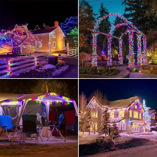 Fairy Light Solar Garden Light String Light with 8 Mode Wate