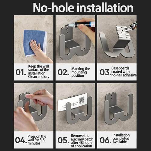 3pcs Wall Mounted Shoe Rack Slipper Storage Organizer Hanger