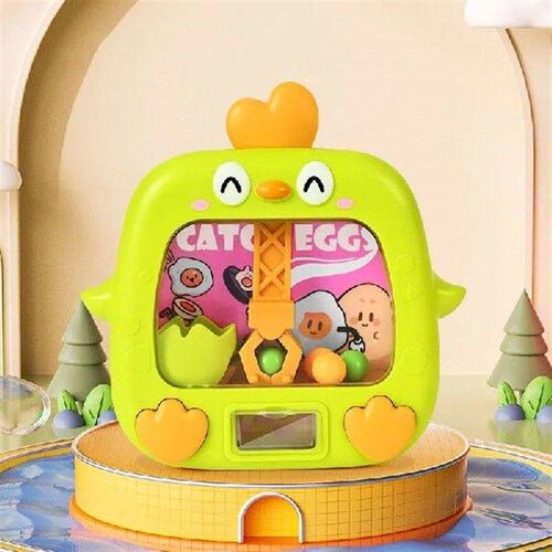 Kids Creative Fun Cute Chicken Catch Ball Machine Toys Hand