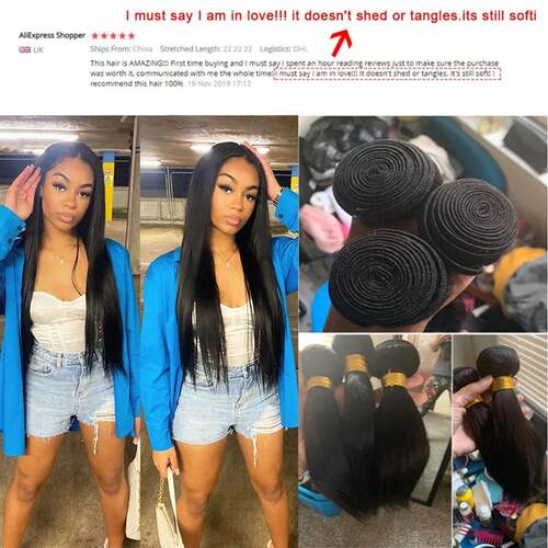 12A Straight Hair Bundles Raw Brazilian Human Hair Extension