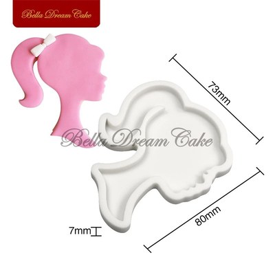 3DGirl Design Silicone Mold Chocolate Fondant Cupcake Mould