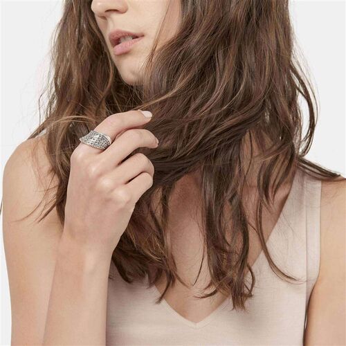 New accessories retro exaggerated texture ladies ring person