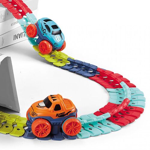 DIY Assembled Rail Car Train Toy Changeable Track Electric L