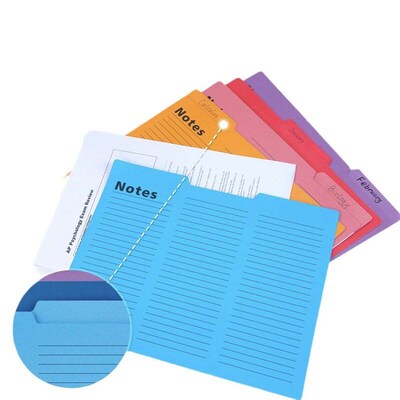 Color folder Manila data sorting folder 文件夹