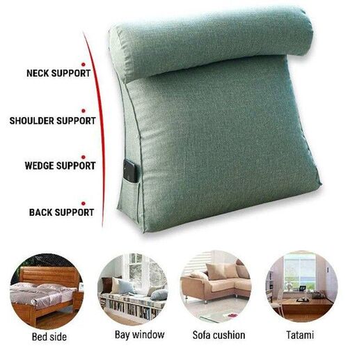 Big Single Triangle Backrest Cushion Lounger Reading Pillow