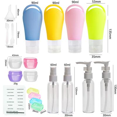42pcs Travel Toiletries Skincare fractional pack subpackage