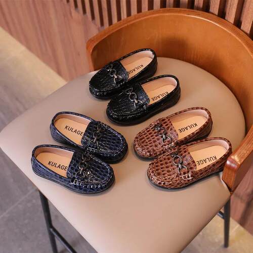 Baby Boys Leather Shoes Kids Casual Flats Children Loafers S