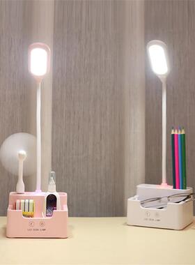 Rechargeable Led able Lamp With Fan ouch Dimmable Desk Lamp
