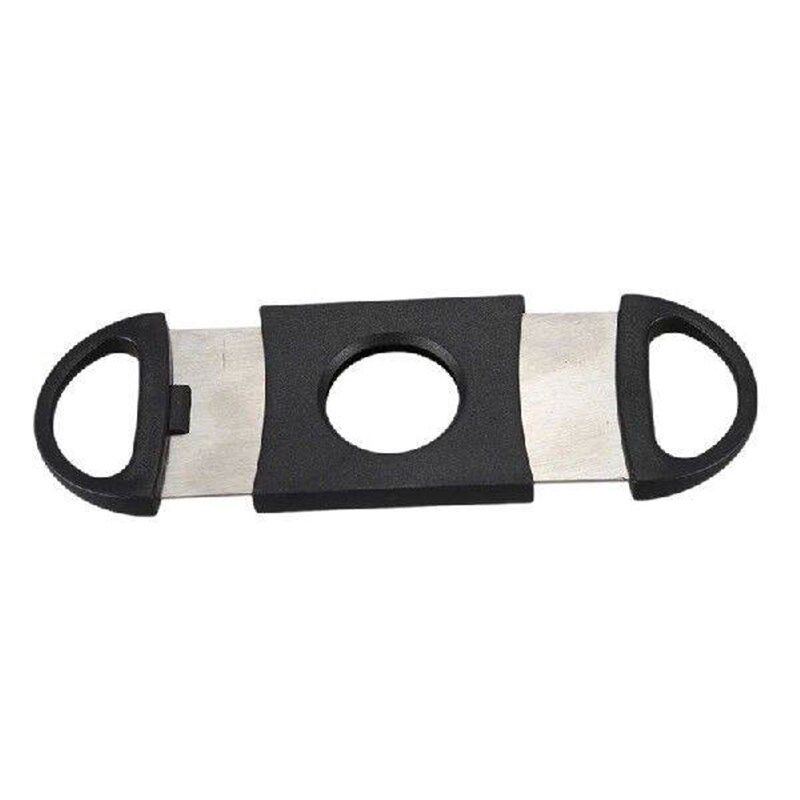 LUDA 20X Oval-Shaped Cigar Cutter, Double Cut Blade