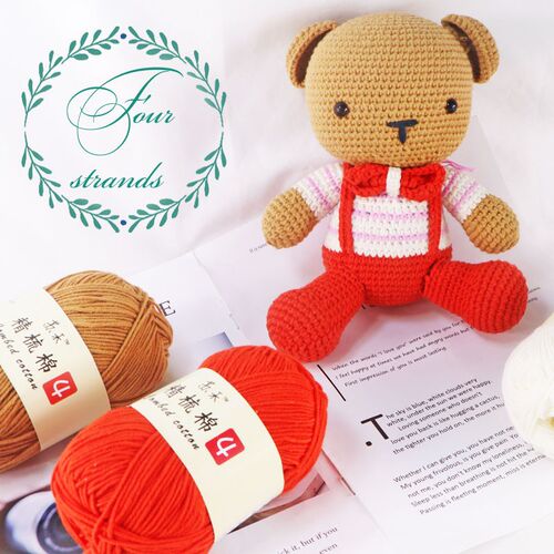 Milk Cotton Yarn Comfortable Wool Blended Thread Apparel Sew