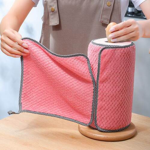 5pcs Kitchen Items Dish Towel Dish Cloth Kitchen Rag Non-sti