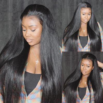 360 Lace Frontal Wig 30 32 Inch Hd Lace Front Human Hair Wig