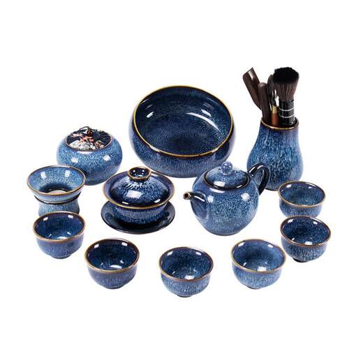 Chinese Kung Fu Tea Set glass Portable Teapot Set