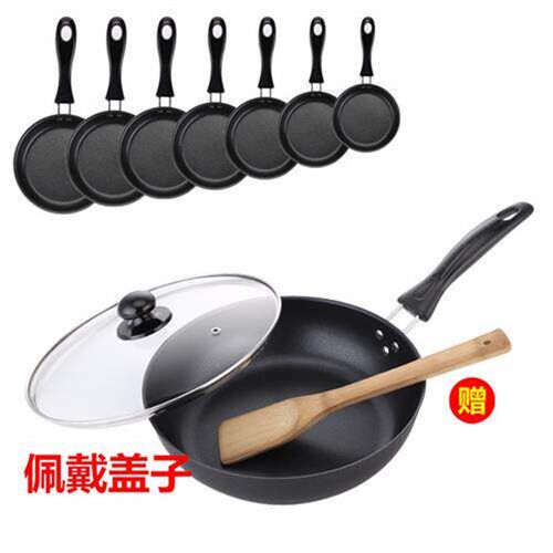 A mini-cracker, an omelet pan, a boiler, an electromagnetic