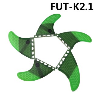 Surf Future Fin K2.1 Surfboard Fins Fiberglass Honeycomb Tri