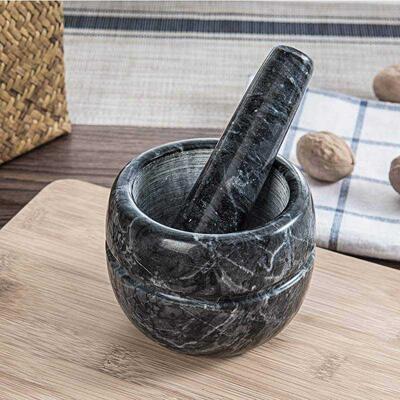 Kitchen jar stone garlic shaker baby grinder spice pepper
