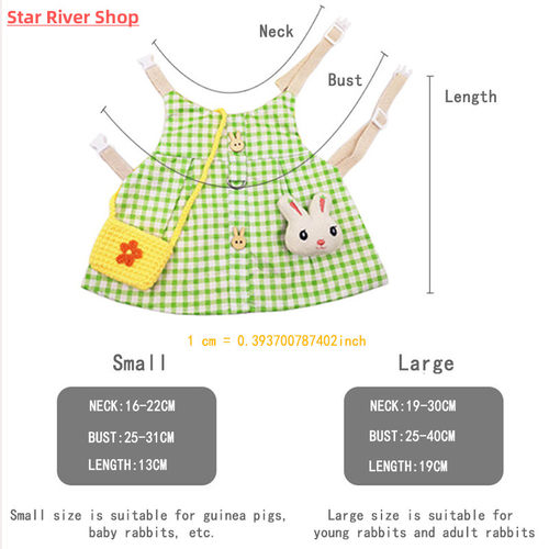 Pet Bunny Clothes Cat Lop-eared Rabbit Decoration Costume Tr