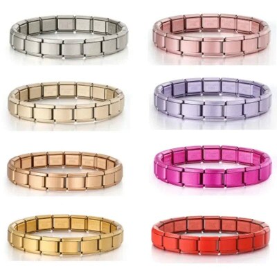 2025 New Men and Women Starry Colors 18 Pieces Italian Charm