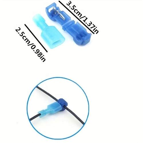 20Pairs Quick Electrical Cable Connectors Snap Splice Lock W