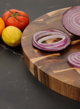 Round Shape Wooden Serving Board Cheese Board Wood chopping