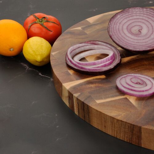 Round Shape Wooden Serving Board Cheese Board Wood chopping