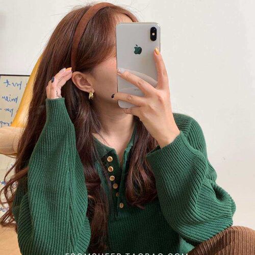 Autumn and Winter New Suede Fine Hair Hoop Womens French St