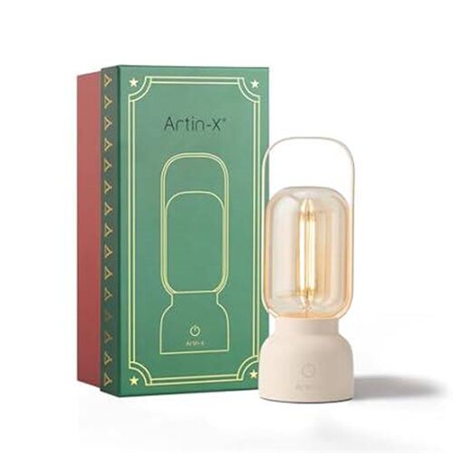 Artin-X Table Night Light with Breathing Lighting, Small