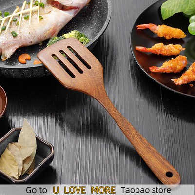 Wooden Spatula Kitchen Nonstick Dedicated Wooden Kitchenware