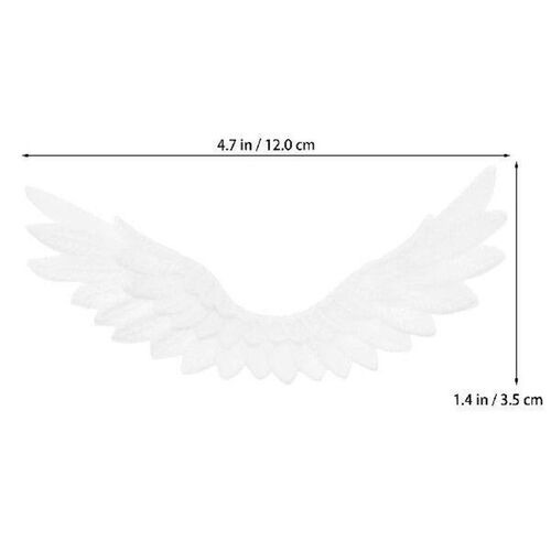 24 Pcs Miniature Wings DIY Gifts The Plastic Angel Decor