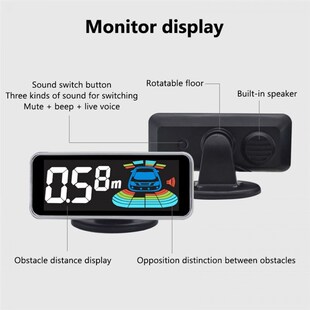 Parking Sensor Parktronic 8 Sensors Car Automobile Reversing